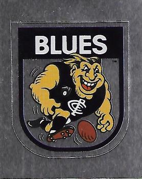 1993 Select AFL Stickers #52 Carlton Blues Front